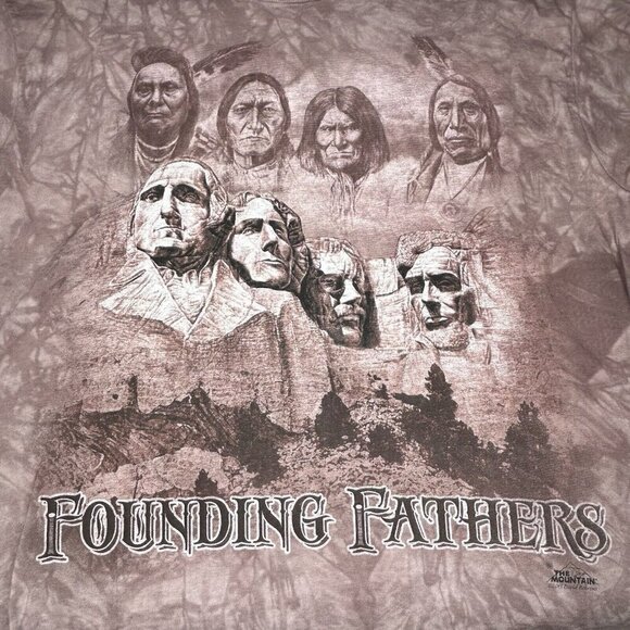 The Mountain Shirt Large David Behrens Founding Fathers Native American Vintage - Picture 3 of 10